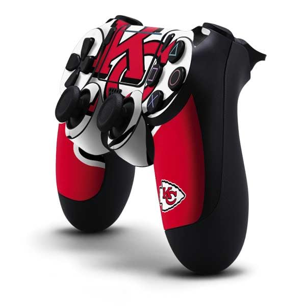 Skinit Decal Gaming Skin Compatible with PS4 Pro/Slim Controller - Officially Licensed NFL Kansas City Chiefs Large Logo Design