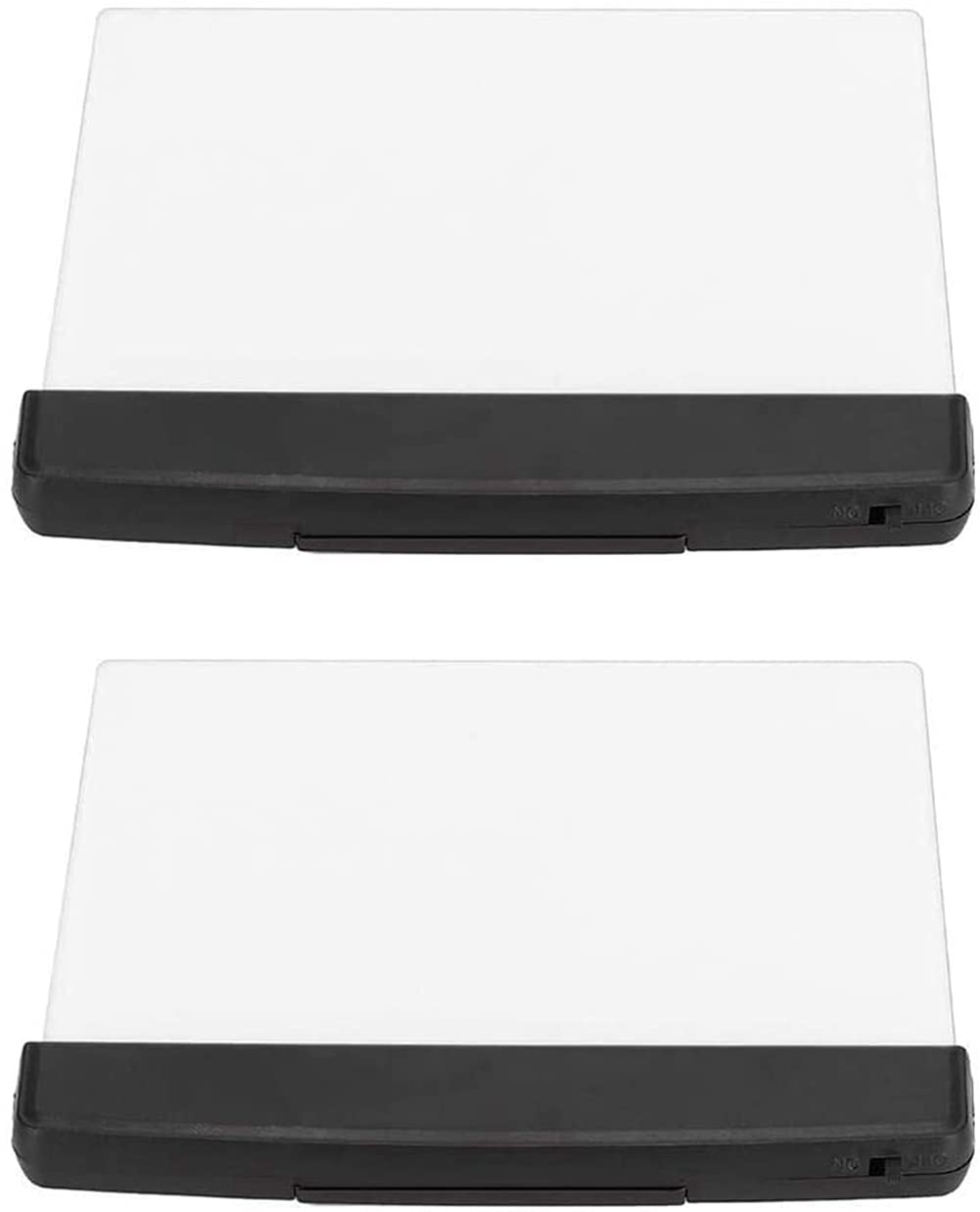 mzcurseLED Lightwedge Reading Lamp Night Vision Flat Plate Portable Panel Book Light for Reading in Bed