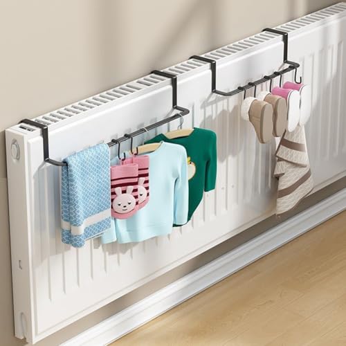 Schlanker Handtuchhalter für Heizkörper, perfekte Aufbewahrungslösung...