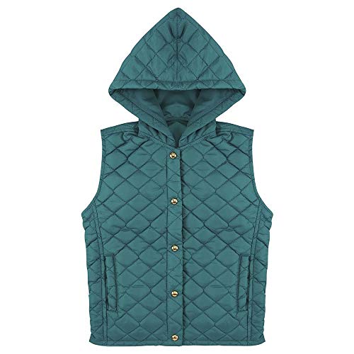 Colete Look Jeans Matelassê - VERDE - 10