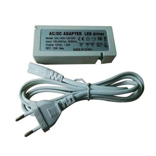 Adaptateur d'alimentation injecteur LED 12V 15W multiprise 6 ports pour luminaire dressing