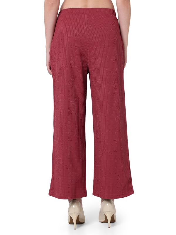 Image of Smarty Pants Women's Cotton Rib Pleated Trouser.
