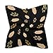 ducanll Black Fashion Silk-Like Bandanas Cartoon Cat Paw Prints Unisex Head Wrap Square Scarf Wristband for Bachelorette Party Dresses Wedding Party - 25