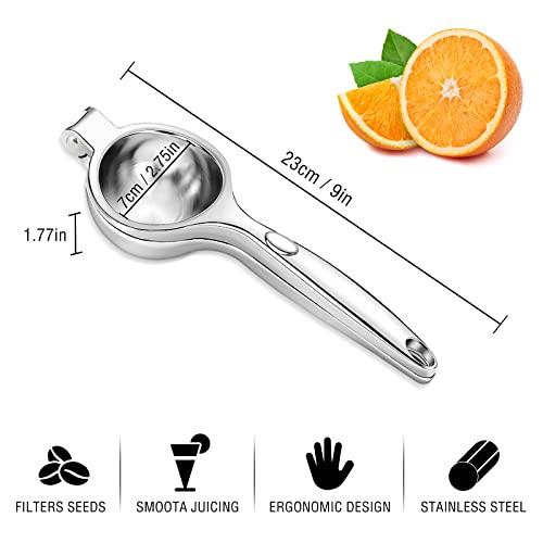 Presse Agrumes Manuel, Presse Citron Manuel Presse Citron Presse-Agrumes, Presse-agrumes en acier inoxydable Presse-agrumes manuel Citron vert Presse-agrumes Presse-agrumes Outil de cuisine – Image 6