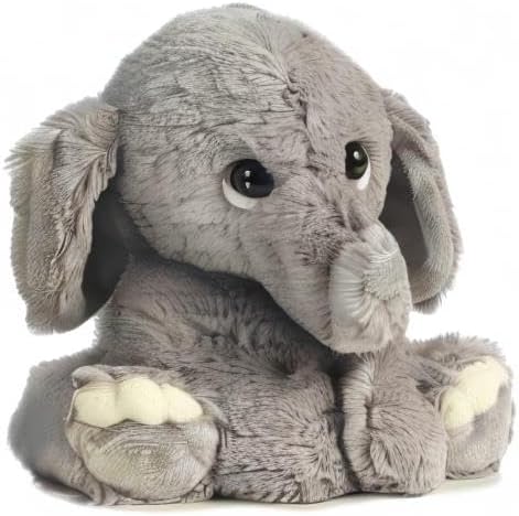 Aurora Lil Benny Phant Peluche Bebé Elefante Gris 9 Pulgadas miniatura 2