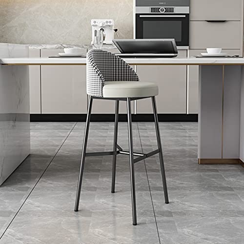 Tabouret de petit-déjeuner en métal au design épuré et durable - 3