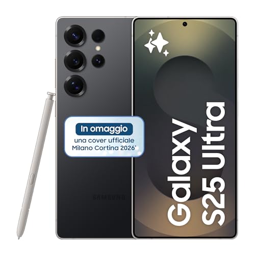 Samsung Galaxy S25 Ultra Smartphone AI, 3 anni di Garanzia del...