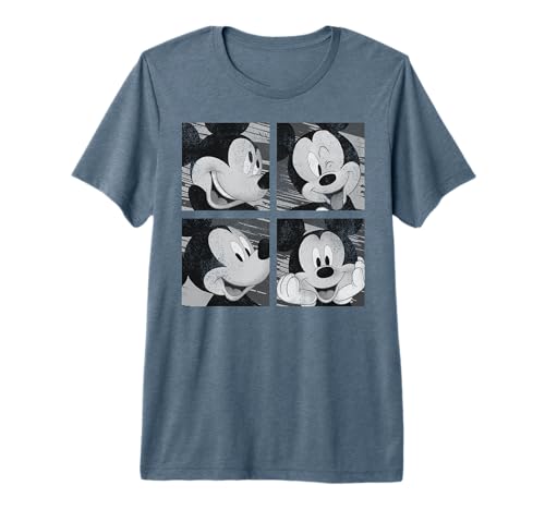 T-shirt Mickey Mouse Disney Yearbook en coton premium pour adulte