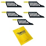 5 x SabreCut JSSC2074_5 T Shank HCS Wood Flush Cutting DT2074 Jigsaw Blades For Dewalt, Bosch and many others