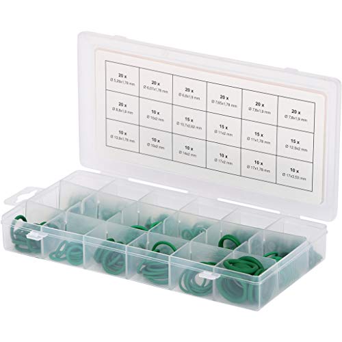 Joints toriques pour climatisation HNBR KS TOOLS kit de réparation étanchéité circuit auto 270 pcs