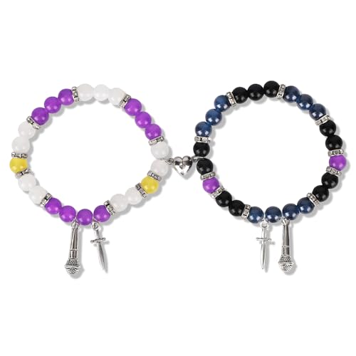 Ensemble bracelets d'amitié assortis Mikovivi, le lien émotionnel pour couple et amies