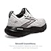 Brooks Men’s Glycerin Stealthfit 21 Neutral Running Shoe - White/Grey/Black - 10 Medium