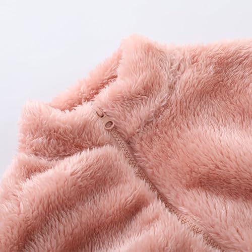 Toddler Fleece Jacket Lightweight Outerwear Boys Girls Long Sleeve Fall Spring Coat 2-15 Years2