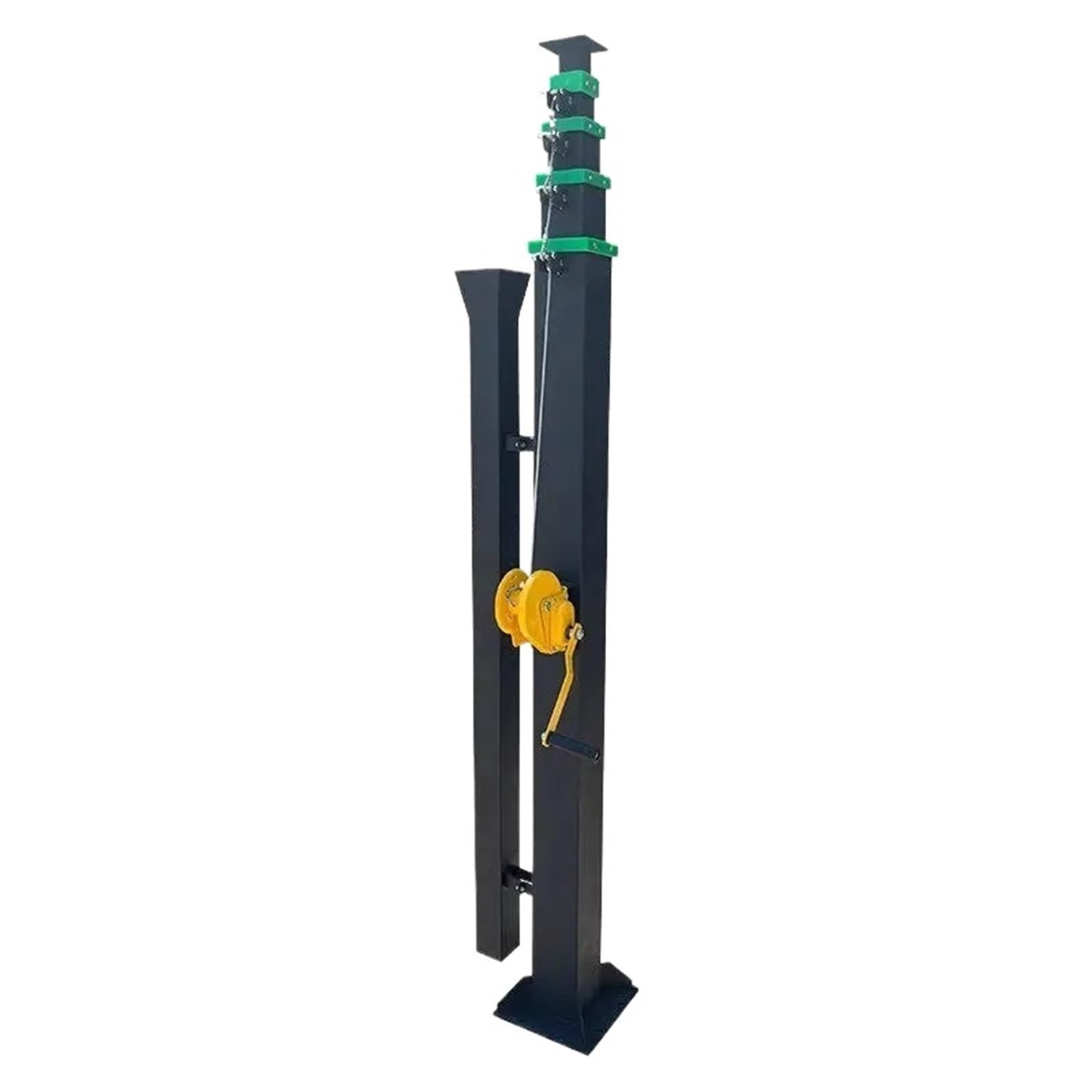 Niufenggeo 8 Meters Threading Hand Lift Mast, Telescopic Heavy Lift Pole 4 Meters 10 Meters, Telescopic Mast(8 Meters Threading)