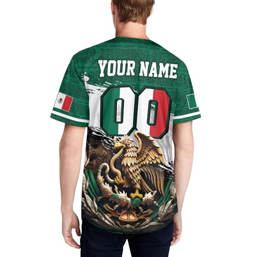 Custom Baseball Jersey, Mexico Baseball Jersey, Custom Mexico Jersey, Baseball Jersey for Men miniatura 6
