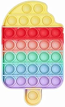 最終値下げ⚠️2個セットアイスクリームプッシュポップスクイーズ玩具ストレス解消 Amazon | プッシュポップバブル スクイーズ玩具 プッシュポップ 虹