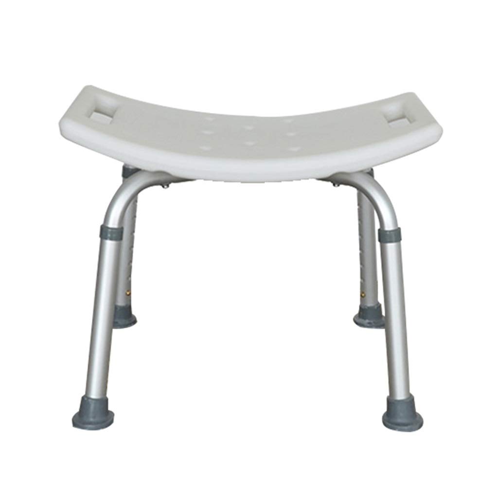 Tabouret de douche réglable en aluminium léger pour salle de bain