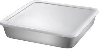Stainless Steel Roasting Pan with Rack and Handles for Oven, Heavy-Duty for Turkey, Chicken, Vegetables and Lasagna(E)