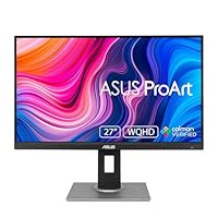 Asus Proart Display Pa278Qv Professional Monitor, 27' Ips, Wqhd 2560 X 1440, Nero Grigio