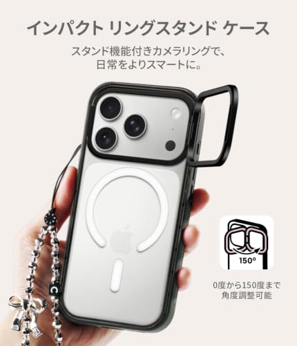Amazon.co.jp: CASETiFY: インパクトリングスタンドケース MagSafe対応