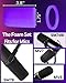 Purple Pop Filter for Shure SM7B SM7dB with Locking Ring Foam Windscreen Cover Replacement