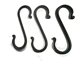 Wrought Iron Hook Medium S - Lot 3 Hand Made