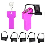ALMYMM Keuschheitsgürtel Zubehör Chastity Cage Key Storage Box Accessories mit Keuschheitskäfig One-Time PC Coded Lock Cock Cage Zubehör Keuschheitsspiele für Mann (Rosa)