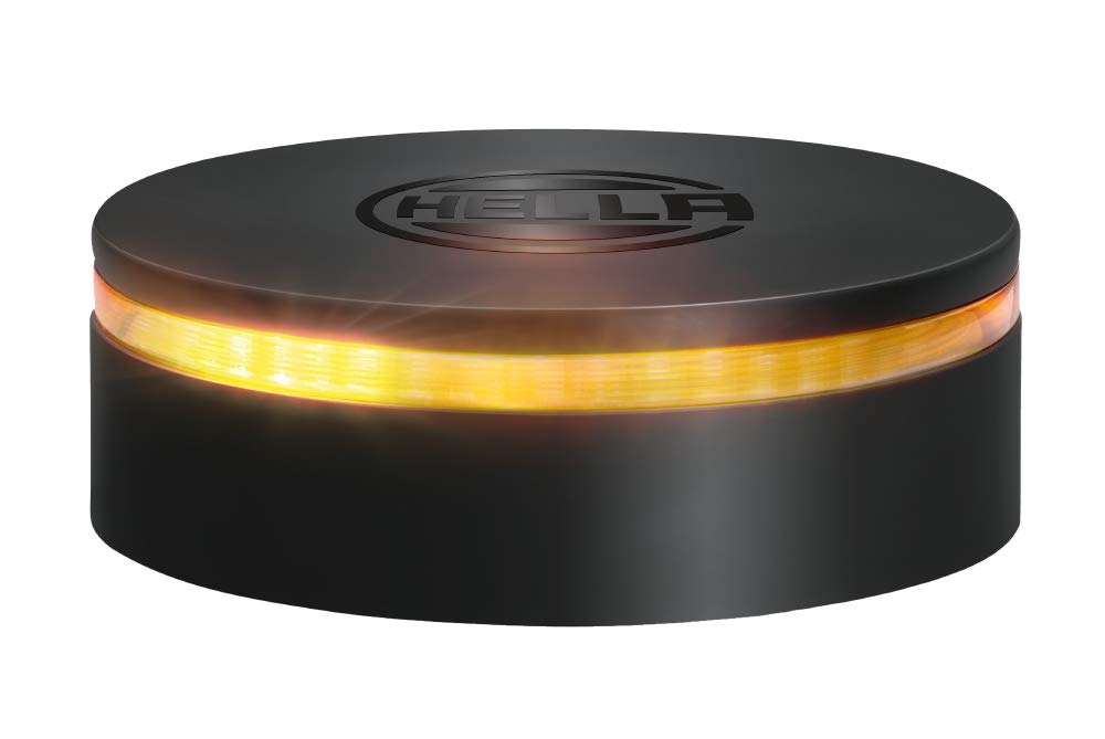 HELLA LED Światła ostrzegawcze - K-LED Rebelution - 12V / 24V - żółty - Oprawa/przykręcany - Przewodu: 150[mm] - Wtyczki: Wtyk płaski - Ilość: 1 - 2XD 455 255-001