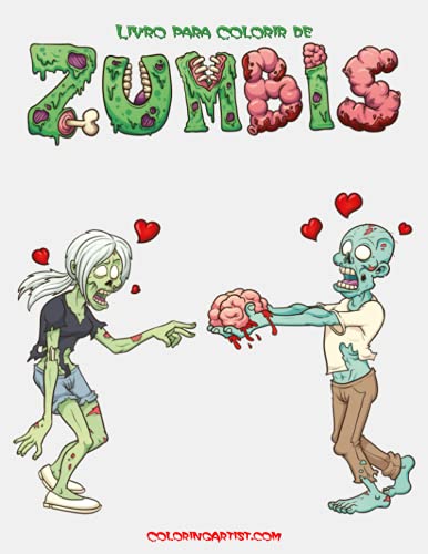 Livro para Colorir de Zumbis 1