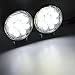 4inch Round led lights Bar 2Pcs 27w Waterproof Flood Beam Led Pod lights Work Light 12v led lights Off Road Lights Driving Light for Truck Suv Atv Tractor Boat