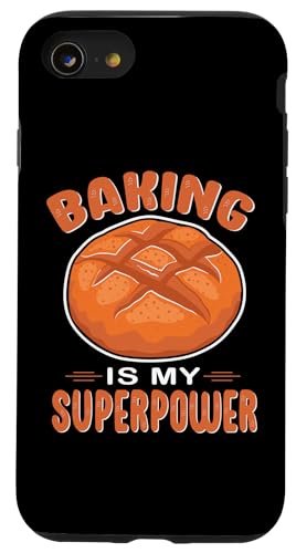 Baking Is My Superpower Funny Mother's Day Baking Women �X�}�z�P�[�X iPhone SE (2020) / 7 / 8 �p