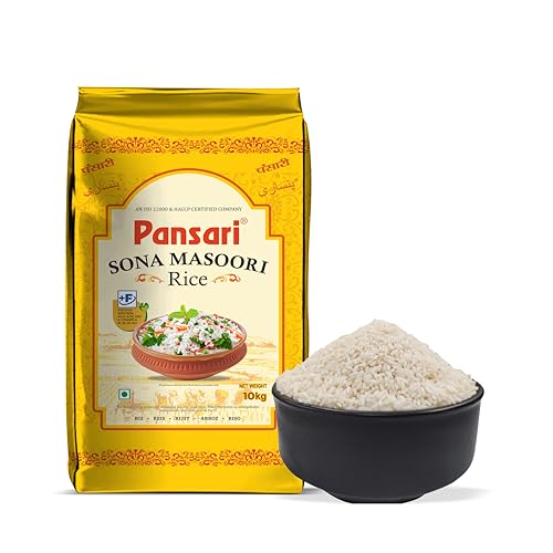 Image of Pansari Premium Sona Masoori Rice, 10 kg