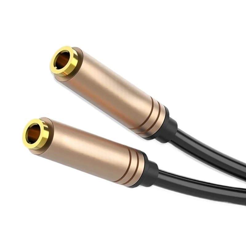 Cable de extensión audio Jack 3.5mm hembra a hembra