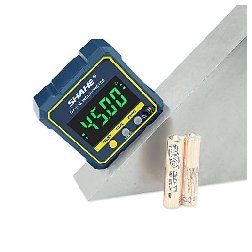 SHAHE Digital Angle Gauge Magnetic Protractor Inclinometer Level Angle Finder Angle Cube Level Box with Magnetic Base and Backlight