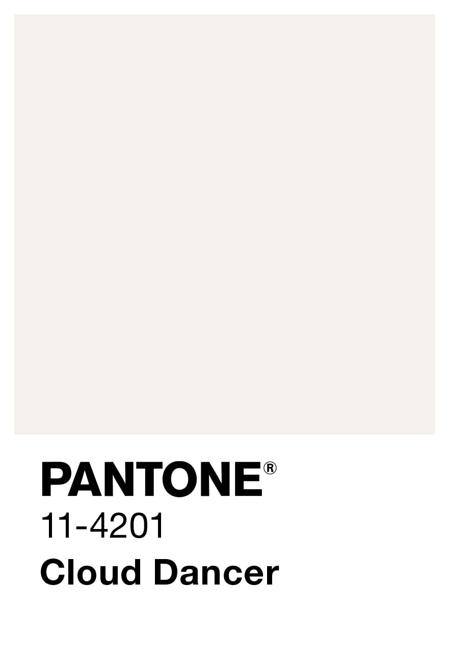 ALPINA x PANTONE Wandfarbe Weiß (Cloud Dancer 11-4201) - Matte Innenfarbe 2,5 L für ca. 15 qm, hohe Deckkraft & lösemittelfrei - PANTONE Color of the year 2026