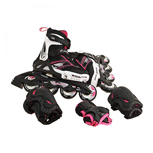 ローラーブレード RollerbladeFURY COMBO WH/PK 23-26cm [スポーツ用品 インラインスケートキッズ] ローラーブレード : Rollerblade COMBO スポーツ用品なら エス・フォー