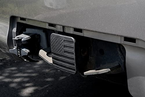 Everhitch 2 Inch Trailer Hitch Cover Plug With American Black Flag Fit For 2 Inch Hitch Receivers Class 3 4 5 For Toyota Ford Nissan Dodge Ram Porsche Jeep Chevrolet Benz Atv #TOP6