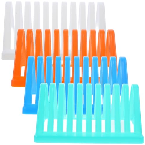 MUCKLILY 4pcs Micro Slide Stand Glass Slide Holder Glass Microscope Slide Drying Rack Lab Tools