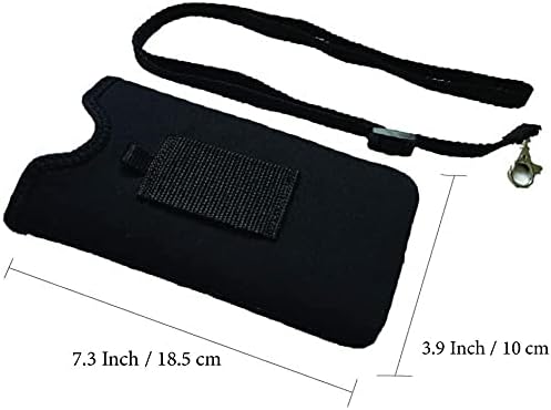 Miniatura 5 de Tainada Funda de transporte de neopreno a prueba de golpes para hombre y mujer, funda de transporte con cordón para el cuello, funda con lazo para