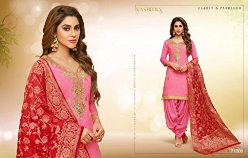 Women's Wear Heavy Chaderi slik Punjabi Shalwar Kameez Patiyala Suits Indian Pakistani Fancy Dress4