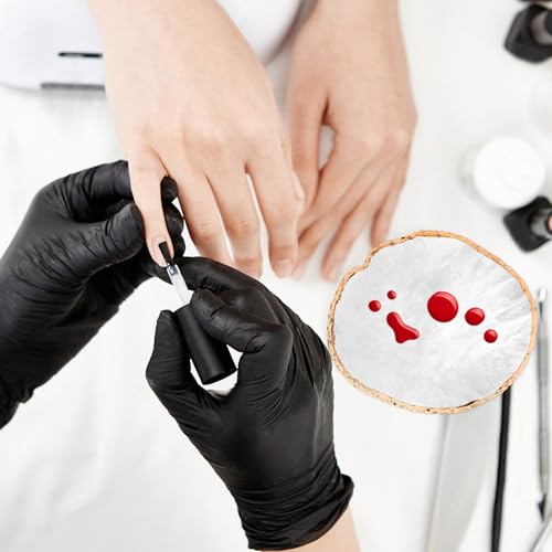 Maniküre Palette Kunstharz Nagelkunst Palette Nail Art Palette Nagellack Palette Make Up Paletten Nagelmalerei Display Fach Kosmetik Mischpalette Werkzeuge