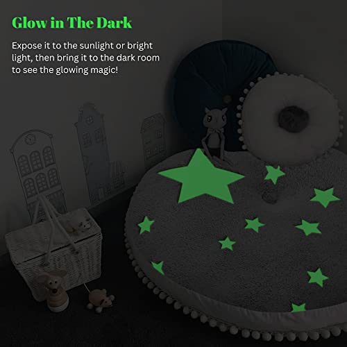 Memorecool Kids Floor Pillow Seating Round Floor Cushion Glow In Dark, Large Floor Pillow For Kids, Child Floor Pillow Cushion For Sitting, Big Circle Pillow Seat For Floor Playroom Reading Nook, Grey #TOP2