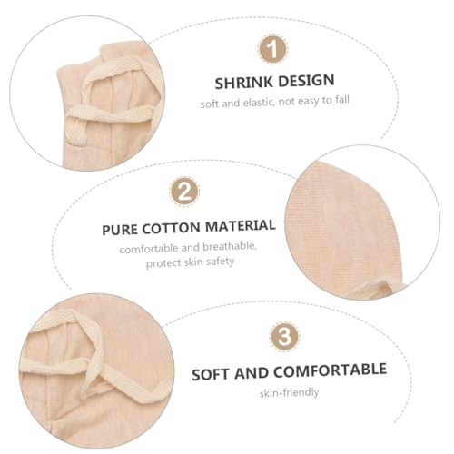 Gatuida 3pairs Mittens Pure Cotton Scratch Mittens Newborn Essentials Comfortable Breathable Gloves3