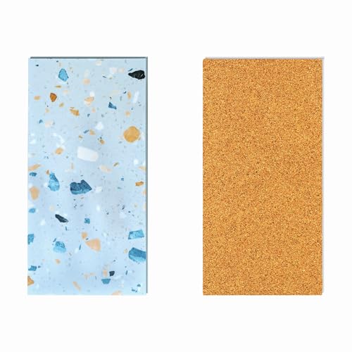 Image of Allure Luxury Vinyl Tile Flooring, 22 Mil Wear Layer, Ultima Blue Agave Terrazzo 12 inch x 24 inch, 6.5 mm Thick Vinyl Tiles with Click and Lock Installation, 1 Box 23.56 sqft