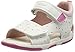 Geox Baby-Mädchen B TAPUZ Girl Sport Sandal, White/PINK, 20 EU