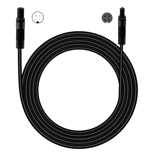 Image of 4Pin Dash Cam Extension Cable 4Pin Backup Camera Extension Cord, Rear View Mirror Camera Extension Wire, Dashcam Rear Camera Extension Cable, Rearview Reverse Camera Extension Cord (6.5FT)