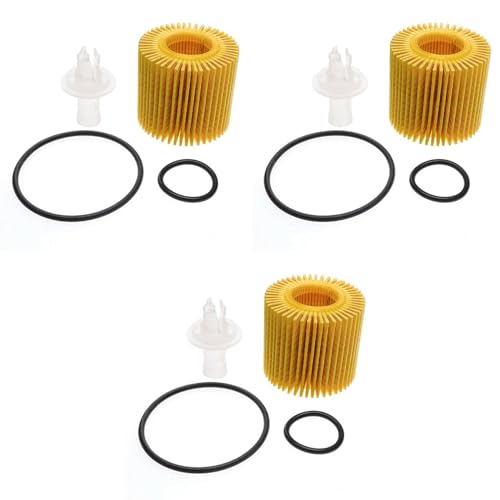 VEMART 3X トヨタ レクサス プリウス サイオン 1.8L 04152-YZA6 / 04152-B1010 / 04152-YZZA7 / 04152-40060用エンジンオイルフィルター