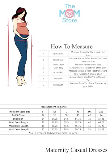Image of The Mom Store Maternity and Nursing Dress | Pre and Post Pregnancy Dress | Zipper /Button Opening | Causal Wear | Trendy Stylish Dresses for New Moms