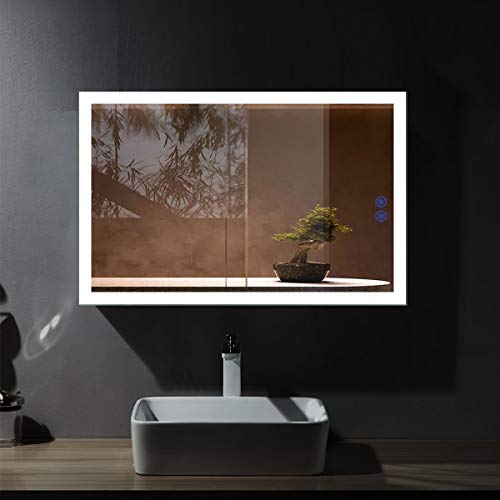 Bhbl Vanity Mirror With Lights,Led Mirror Bathroom 24 X 32 Inch Lighted Bathroom Mirror With Touch Button, Anti-Fog, Dimmable, Vertical & Horizontal Mount (N031) Bathroom Mirrors For Wall #TOP6