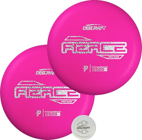 Discraft Paige Pierce Hard Fierce 2-Pack | Identical Putters - Pink - 170-172g, Durable Hard Plastic